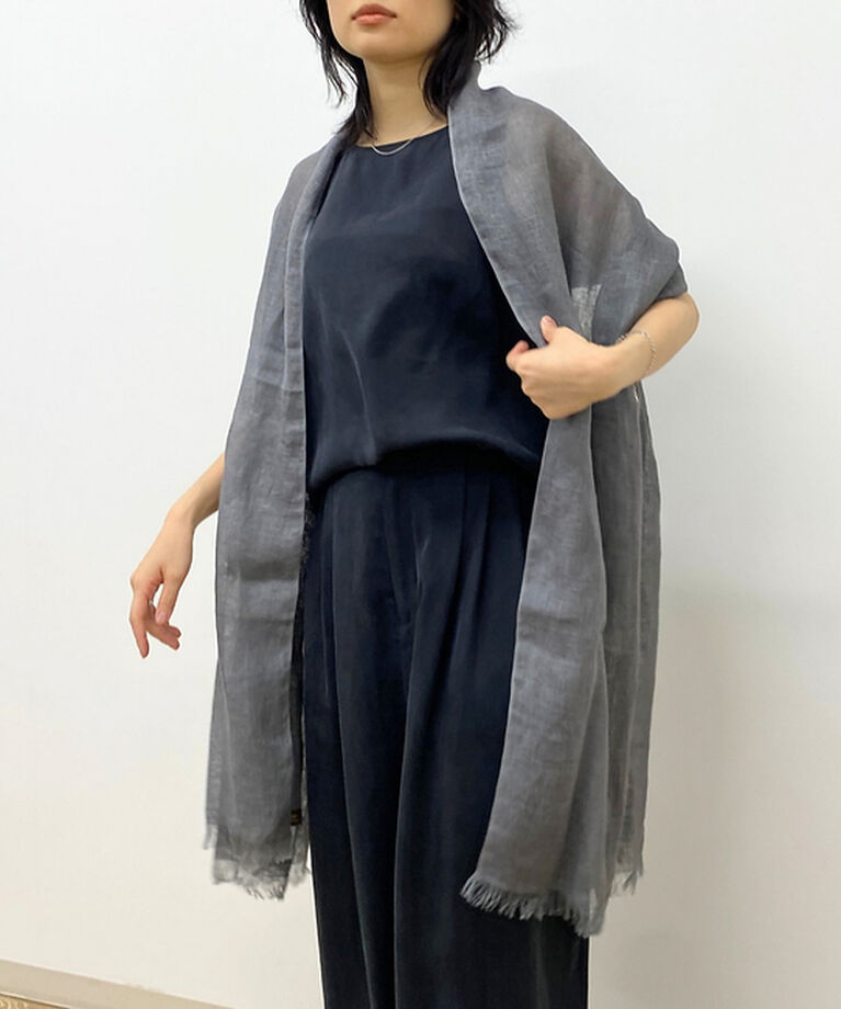 Rouge vif「【The Bagmati/ザ バグマティ】リネンストール」|マフラー|