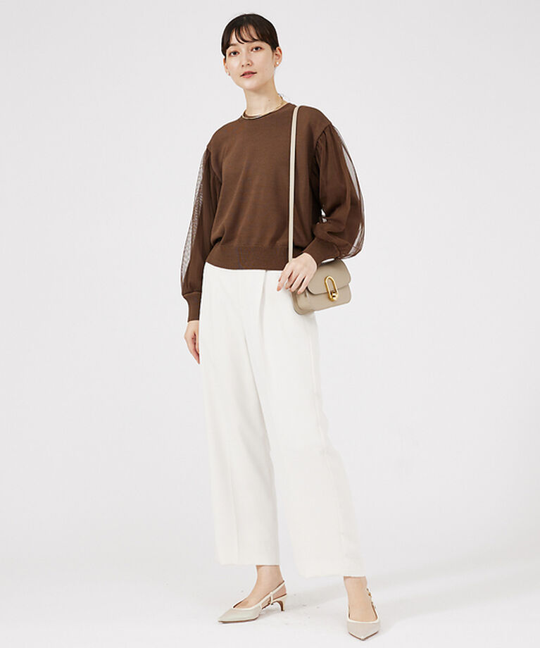 qualite「マットサテンストレートパンツ」|その他|