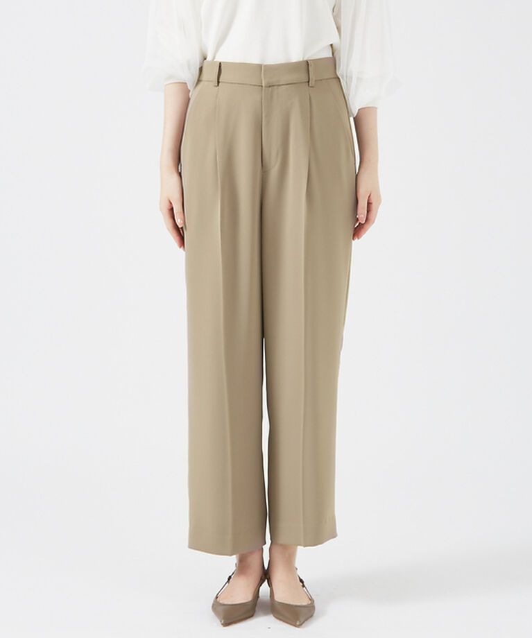 qualite「マットサテンストレートパンツ」|その他|