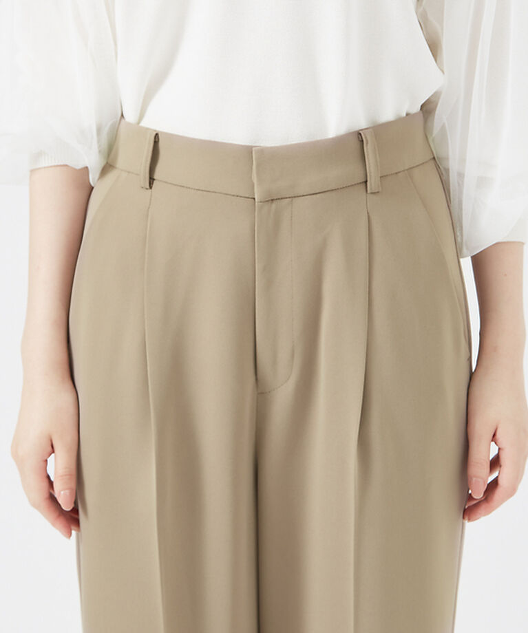 qualite「マットサテンストレートパンツ」|その他|