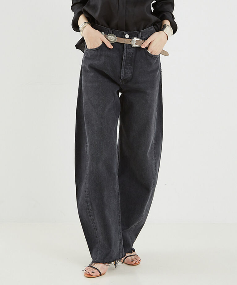 The Store by C' 「【AGOLDE】LUNA PIECED JEAN／デニムパンツ」|デニム|ブラック