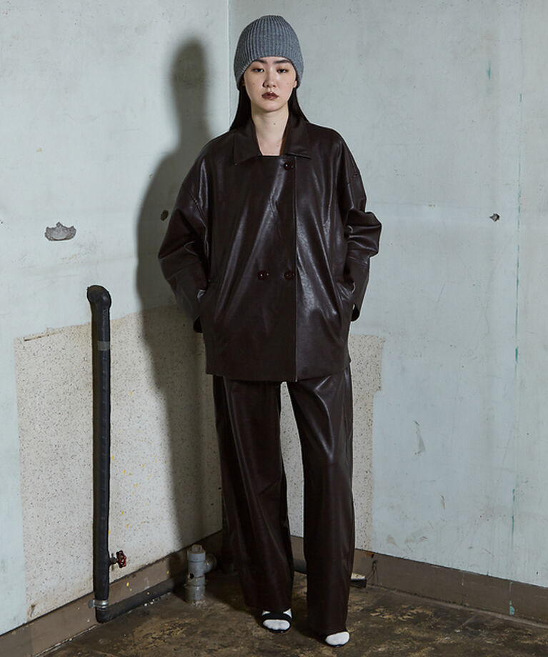 NOMINE「フェイクレザー オーバー ジャケット」|その他|