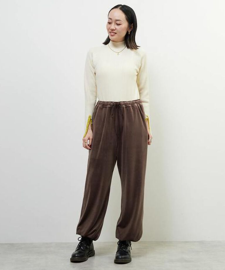 Soffitto「Soffitto×kiki vivi lilyコラボベロアパンツ」|その他|
