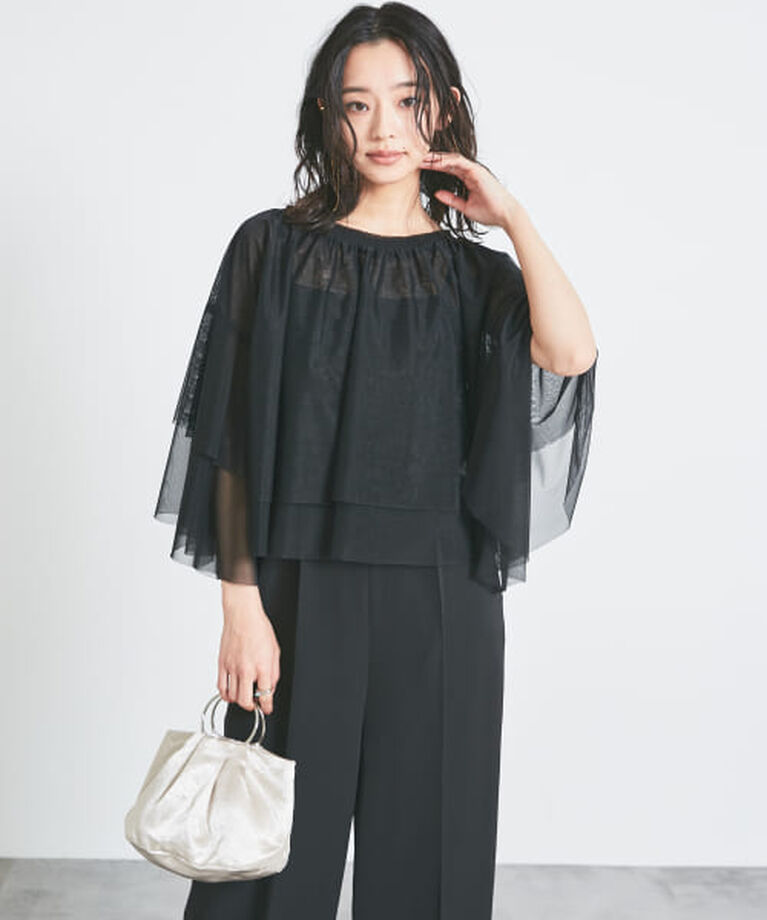 URBAN RESEARCH ROSSO「ROSSO チュールブラウスセットオールインワン」|スカート|