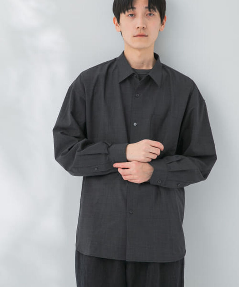 URBAN RESEARCH「UR 『セットアップ対応』『マシンウォッシャブル』ST WASHABLE WOOL SHIRTS」|シャツ・ブラウス|