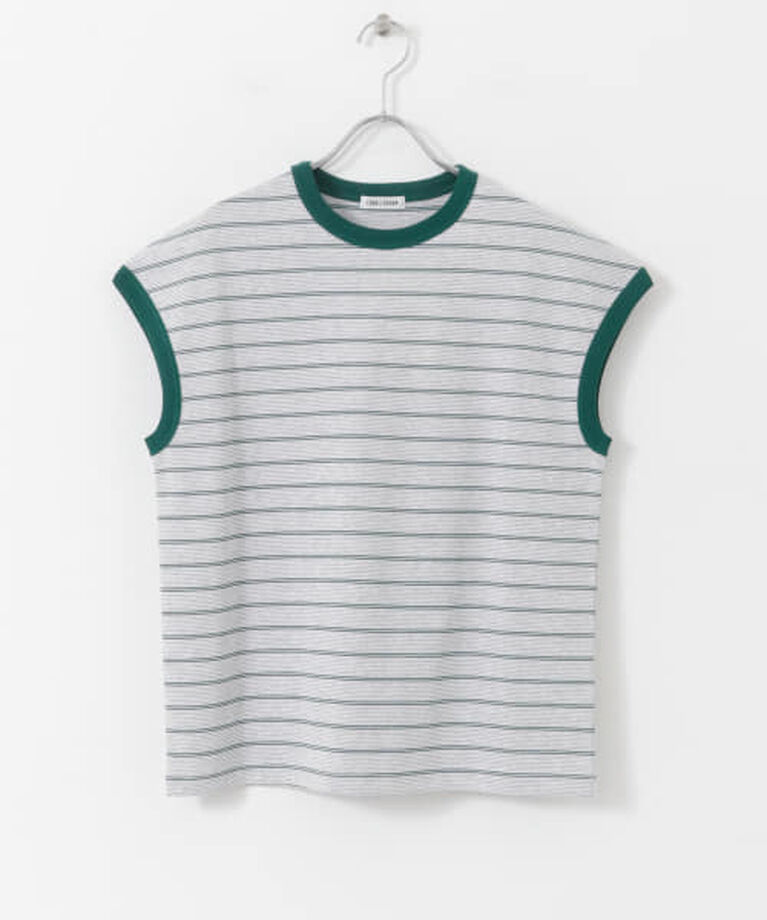 URBAN RESEARCH DOORS「DOORS FORK&SPOON　カラーボーダーショートスリーブTシャツ」|Tシャツ・カットソー|