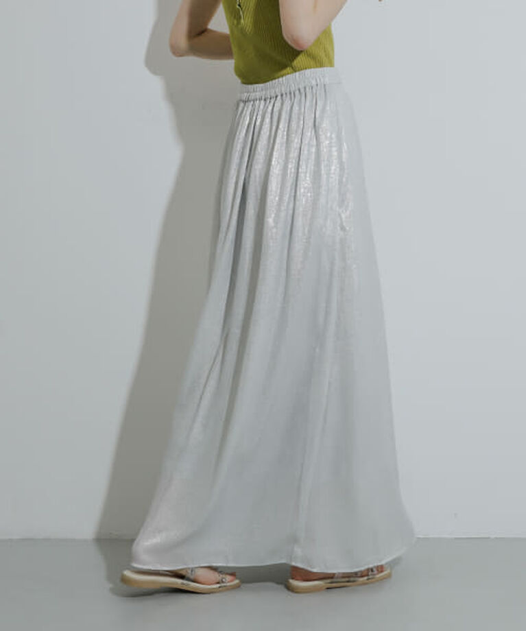 SENSE OF PLACE by URBAN RESEARCH「SENSE OF PLACE ハクプリントフレアスカート」|スカート|SILVER