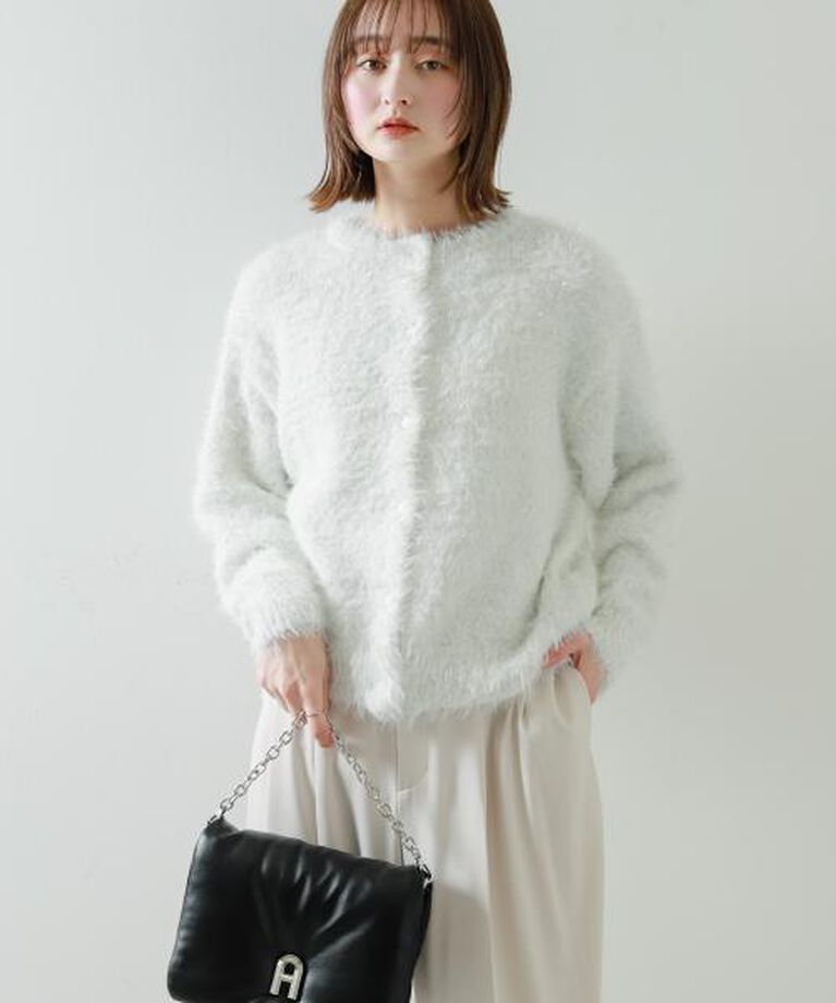 SENSE OF PLACE by URBAN RESEARCH「SENSE OF PLACE ラメシャギールーズセーター」|ニット・セーター|