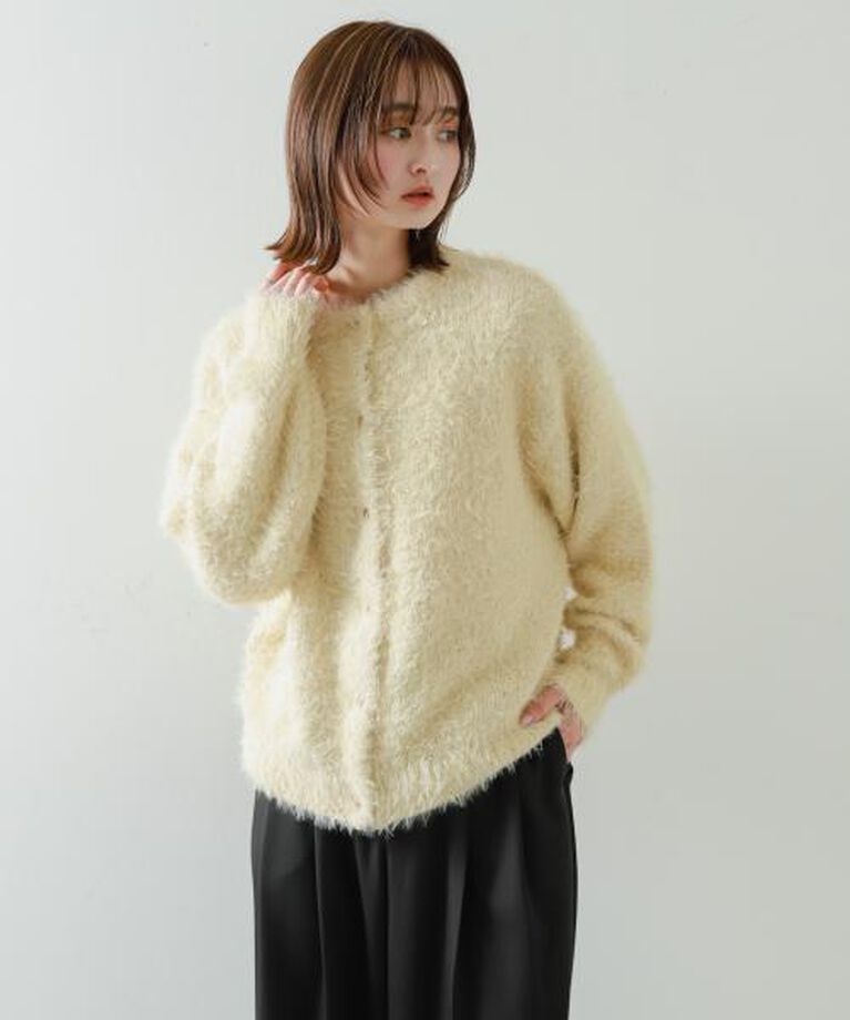 SENSE OF PLACE by URBAN RESEARCH「SENSE OF PLACE ラメシャギールーズセーター」|ニット・セーター|