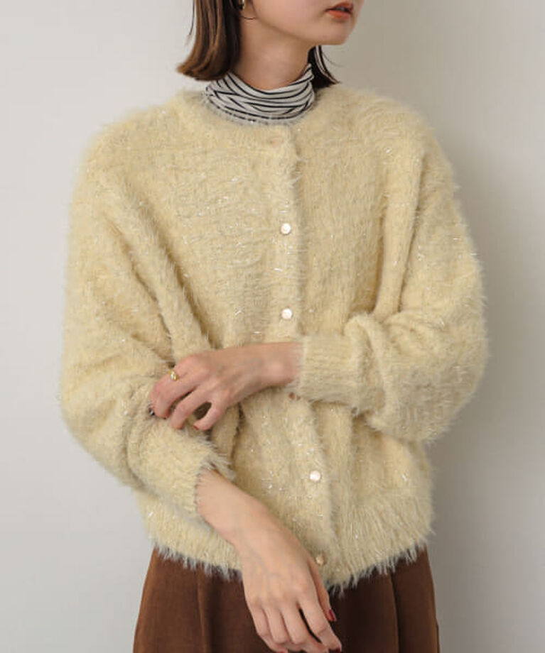 SENSE OF PLACE by URBAN RESEARCH「SENSE OF PLACE ラメシャギールーズセーター」|ニット・セーター|