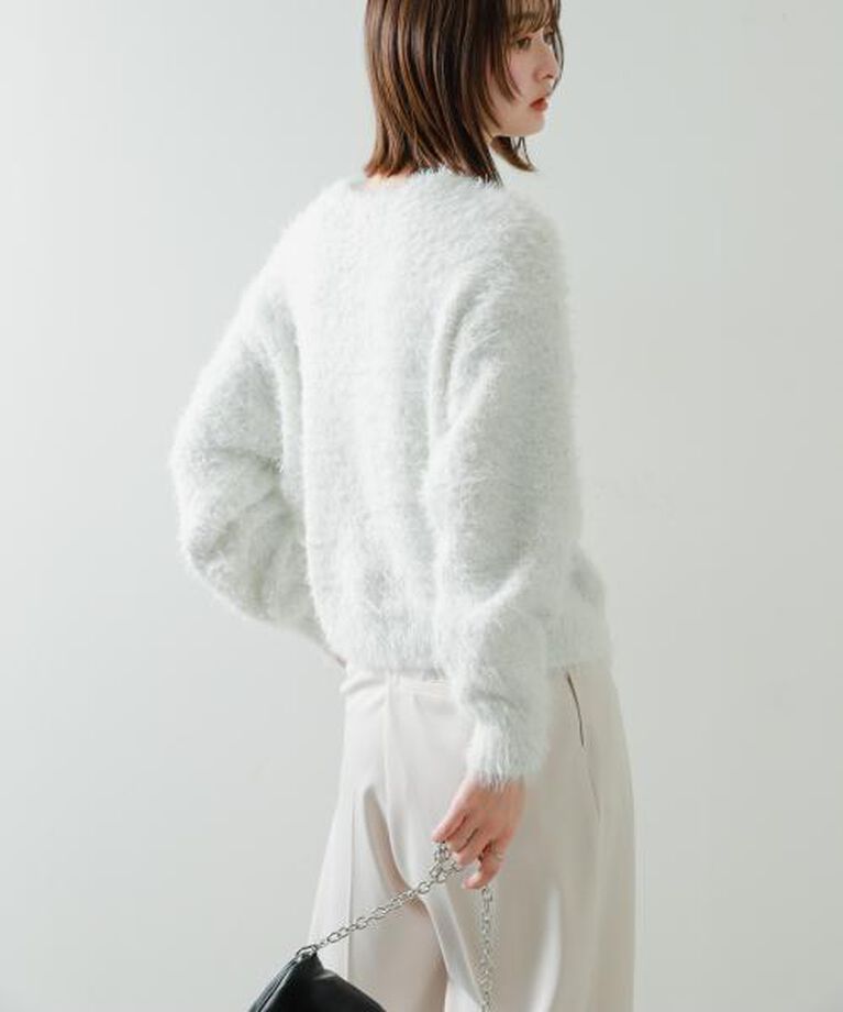 SENSE OF PLACE by URBAN RESEARCH「SENSE OF PLACE ラメシャギールーズセーター」|ニット・セーター|
