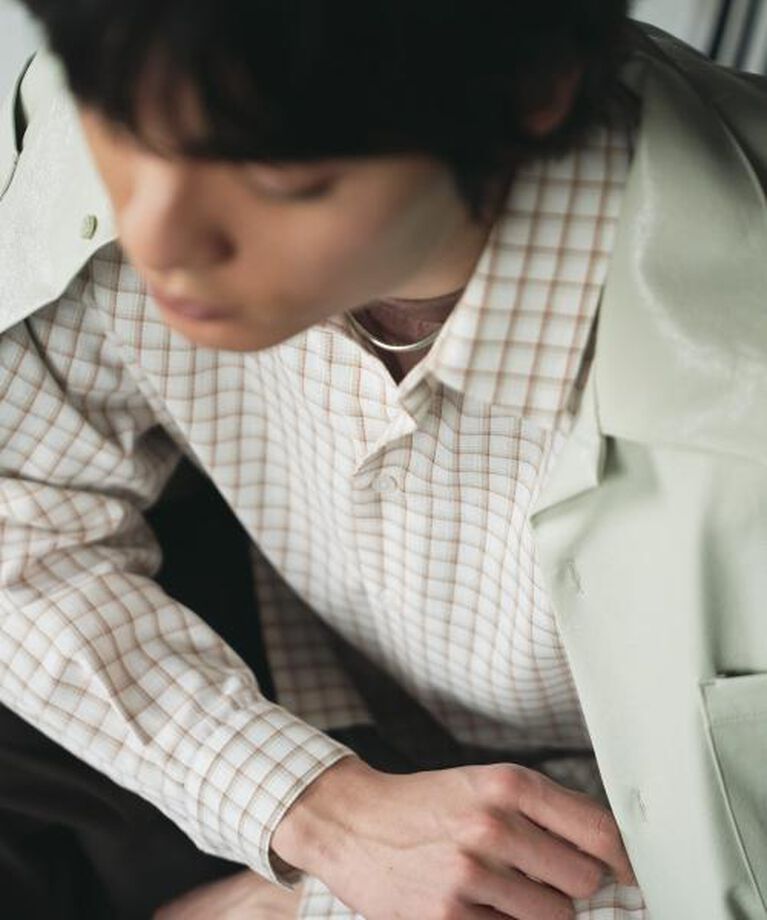 SENSE OF PLACE by URBAN RESEARCH「SENSE OF PLACE 『ユニセックス』グラフチェックルーズシャツ」|シャツ・ブラウス|