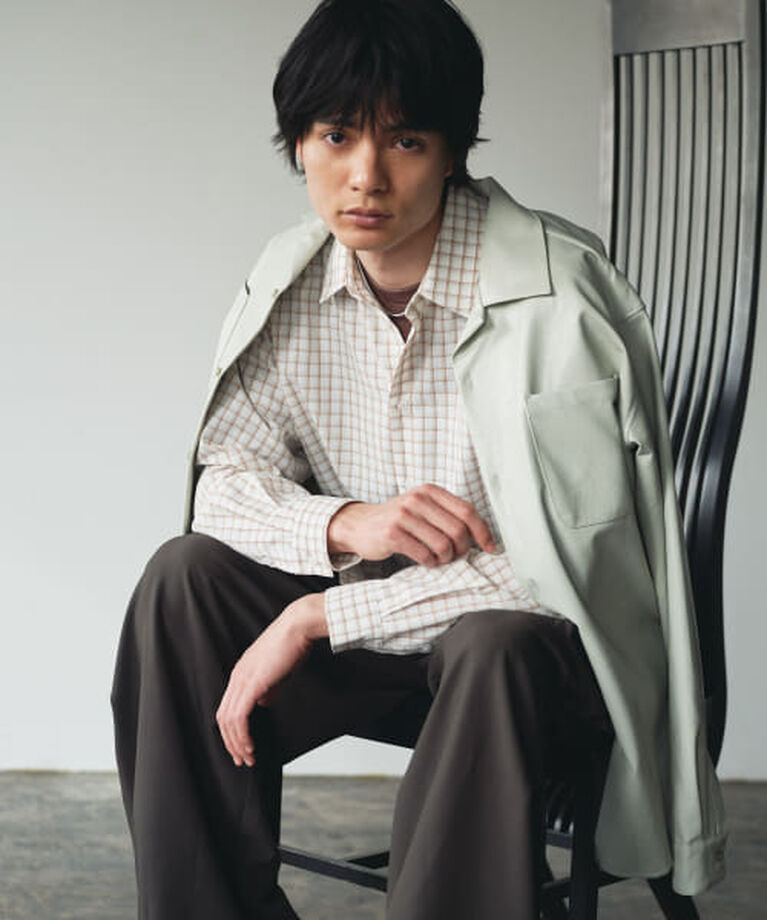 SENSE OF PLACE by URBAN RESEARCH「SENSE OF PLACE 『ユニセックス』グラフチェックルーズシャツ」|シャツ・ブラウス|