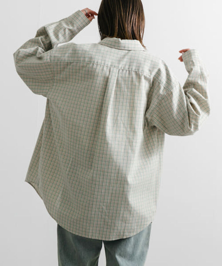SENSE OF PLACE by URBAN RESEARCH「SENSE OF PLACE 『ユニセックス』グラフチェックルーズシャツ」|シャツ・ブラウス|