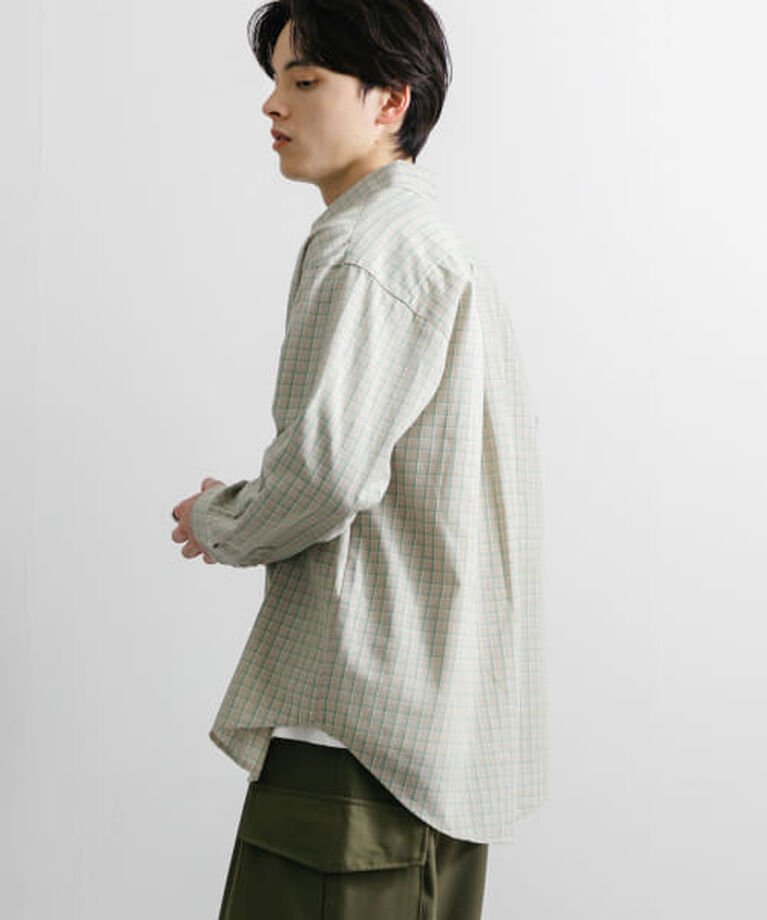 SENSE OF PLACE by URBAN RESEARCH「SENSE OF PLACE 『ユニセックス』グラフチェックルーズシャツ」|シャツ・ブラウス|