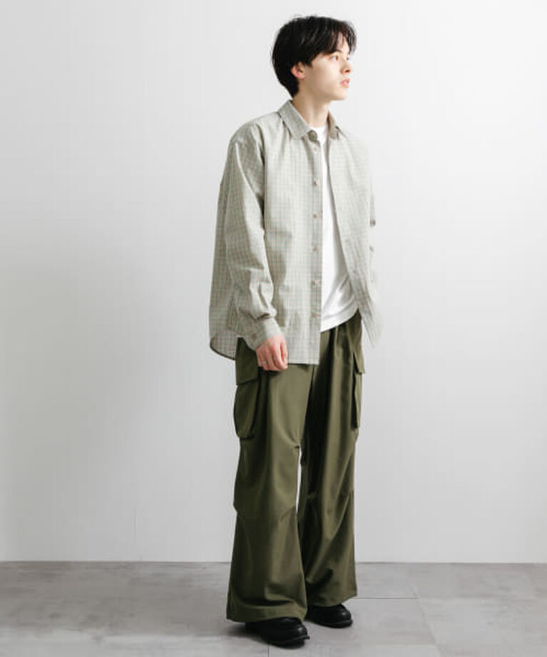SENSE OF PLACE by URBAN RESEARCH「SENSE OF PLACE 『ユニセックス』グラフチェックルーズシャツ」|シャツ・ブラウス|