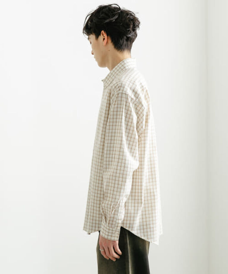 SENSE OF PLACE by URBAN RESEARCH「SENSE OF PLACE 『ユニセックス』グラフチェックルーズシャツ」|シャツ・ブラウス|