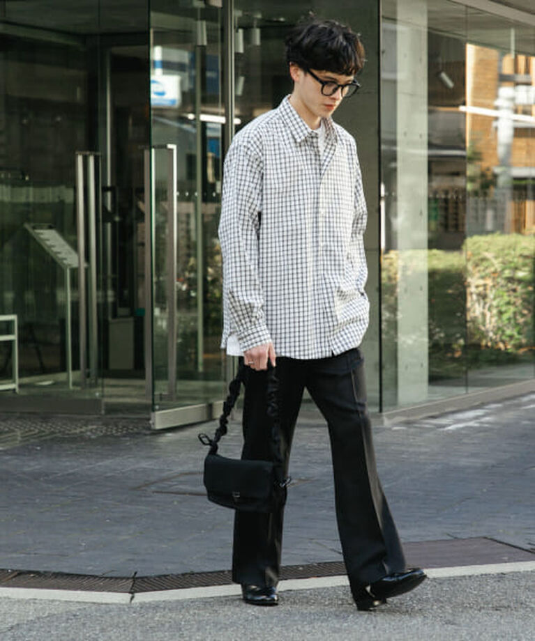 SENSE OF PLACE by URBAN RESEARCH「SENSE OF PLACE 『ユニセックス』グラフチェックルーズシャツ」|シャツ・ブラウス|