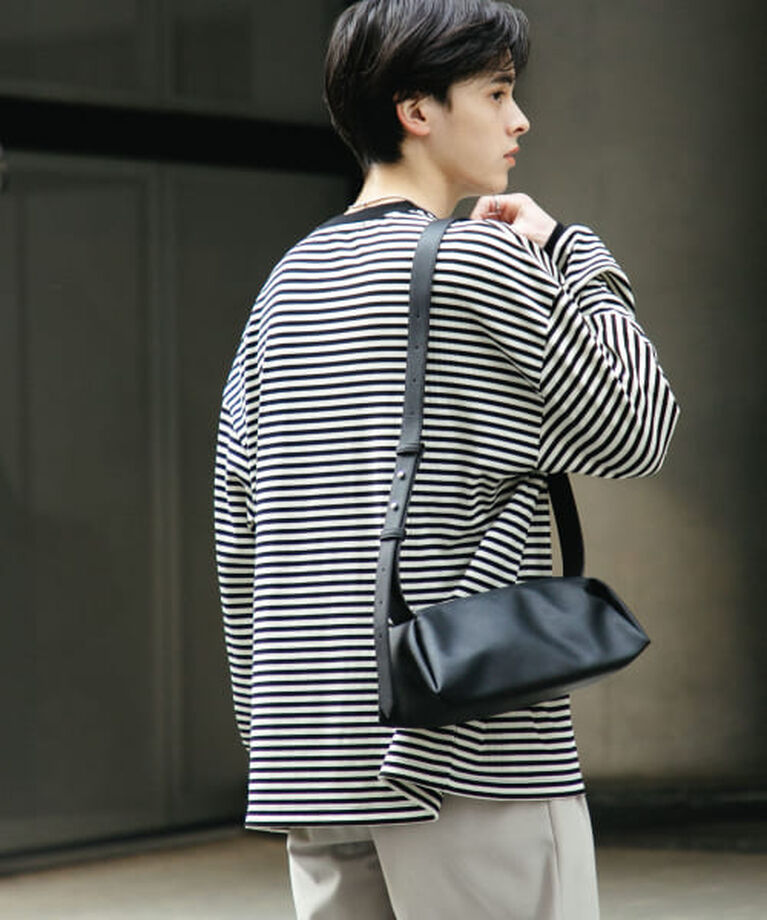 SENSE OF PLACE by URBAN RESEARCH「SENSE OF PLACE ワッフルボーダーロングTシャツ」|Tシャツ・カットソー|
