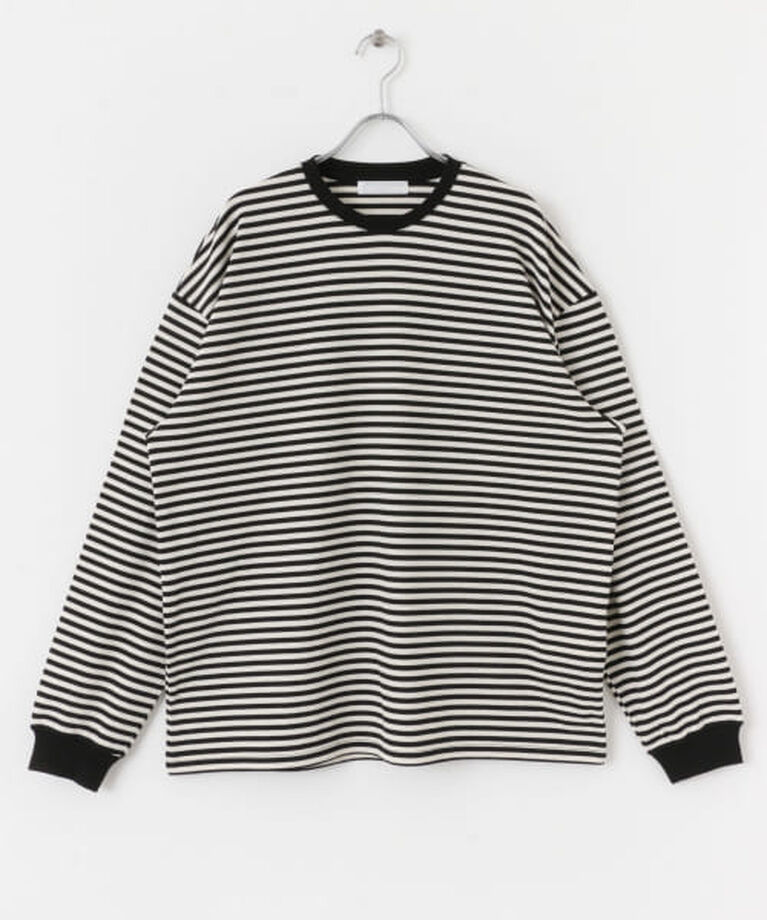 SENSE OF PLACE by URBAN RESEARCH「SENSE OF PLACE ワッフルボーダーロングTシャツ」|Tシャツ・カットソー|