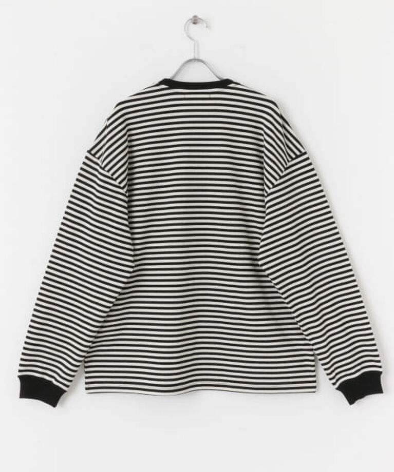 SENSE OF PLACE by URBAN RESEARCH「SENSE OF PLACE ワッフルボーダーロングTシャツ」|Tシャツ・カットソー|