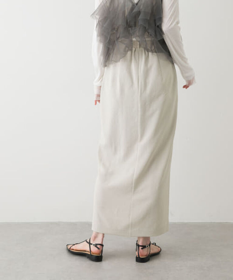 SENSE OF PLACE by URBAN RESEARCH「SENSE OF PLACE 『UR TECH DRYLUXE』リネンライクスリットタイトスカート」|スカート|