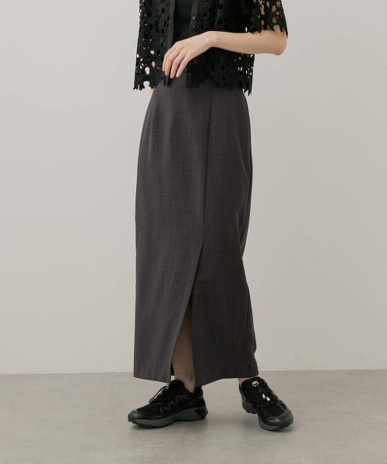 SENSE OF PLACE by URBAN RESEARCH「SENSE OF PLACE 『UR TECH DRYLUXE』リネンライクスリットタイトスカート」|スカート|
