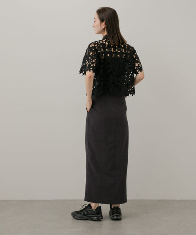 SENSE OF PLACE by URBAN RESEARCH「SENSE OF PLACE 『UR TECH DRYLUXE』リネンライクスリットタイトスカート」|スカート|