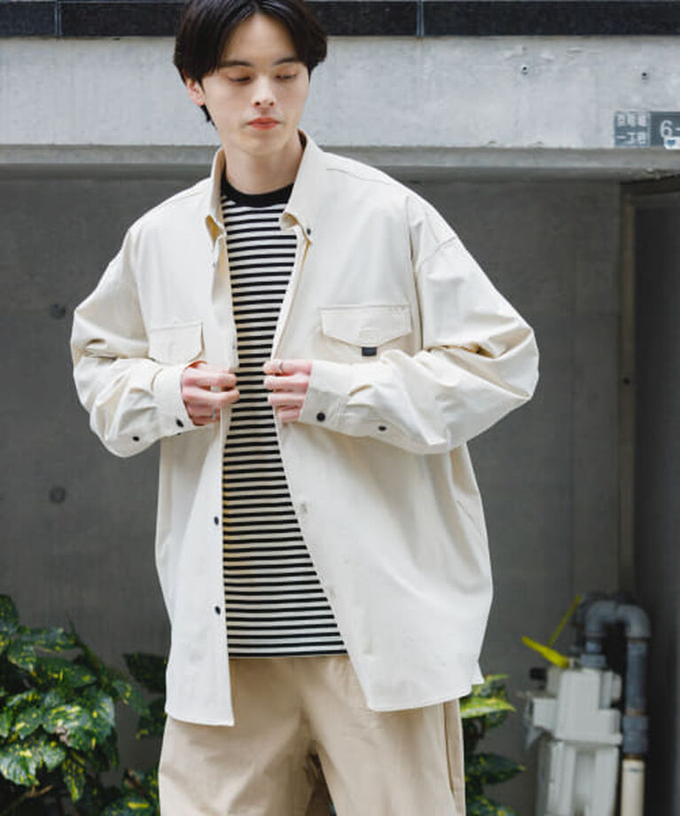 SENSE OF PLACE by URBAN RESEARCH「SENSE OF PLACE リップストップフィッシングシャツ」|シャツ・ブラウス|