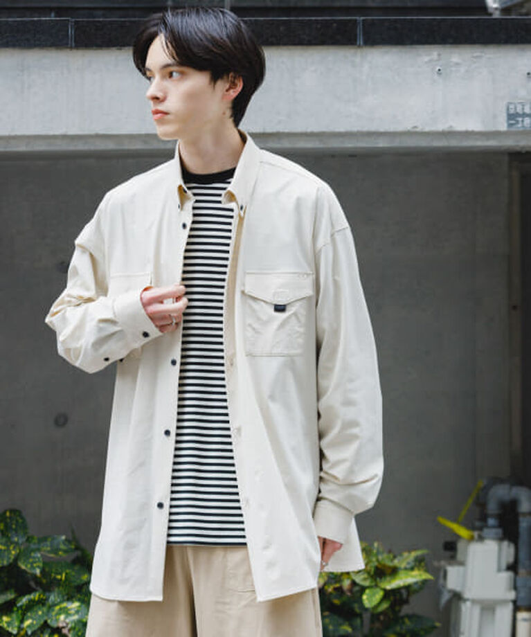 SENSE OF PLACE by URBAN RESEARCH「SENSE OF PLACE リップストップフィッシングシャツ」|シャツ・ブラウス|