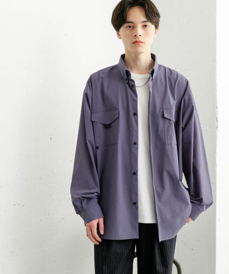 SENSE OF PLACE by URBAN RESEARCH「SENSE OF PLACE リップストップフィッシングシャツ」|シャツ・ブラウス|