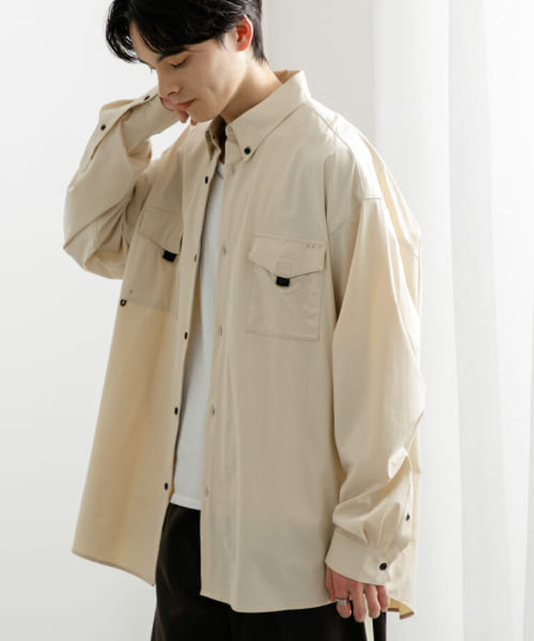 SENSE OF PLACE by URBAN RESEARCH「SENSE OF PLACE リップストップフィッシングシャツ」|シャツ・ブラウス|