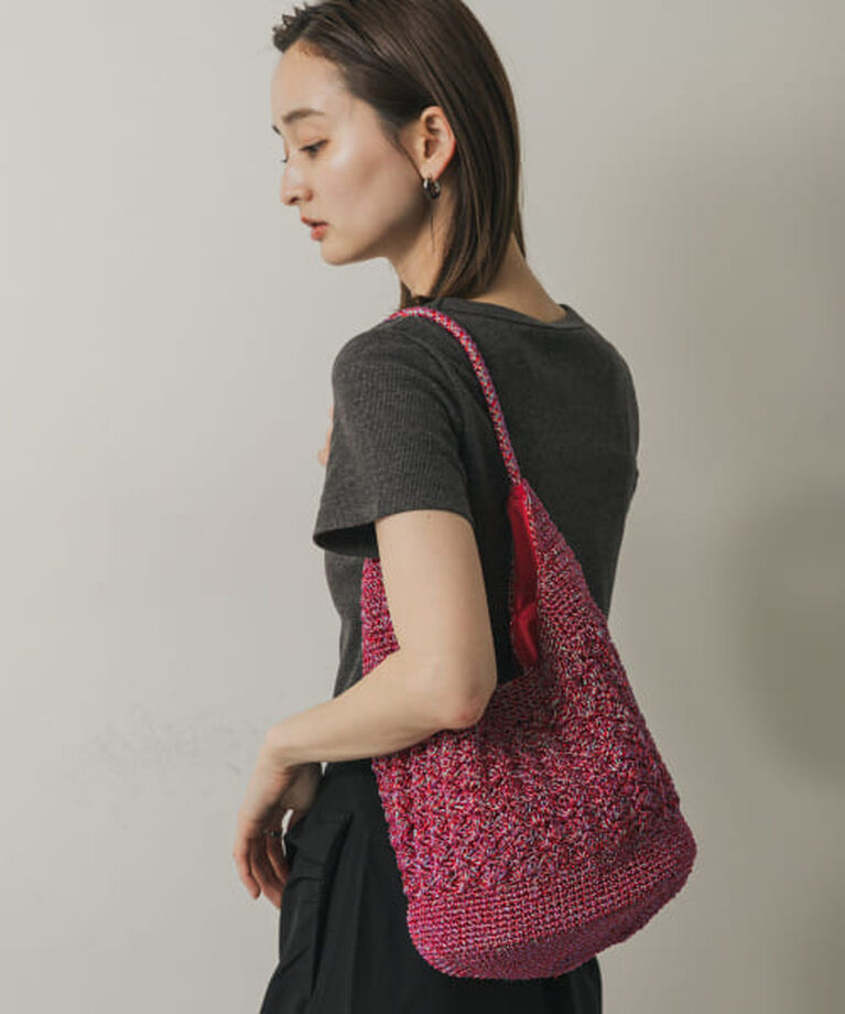 SENSE OF PLACE by URBAN RESEARCH「SENSE OF PLACE メタリックヤーンバッグ」|ハンドバッグ|