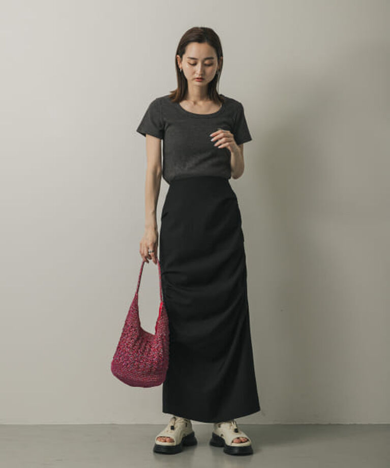 SENSE OF PLACE by URBAN RESEARCH「SENSE OF PLACE メタリックヤーンバッグ」|ハンドバッグ|