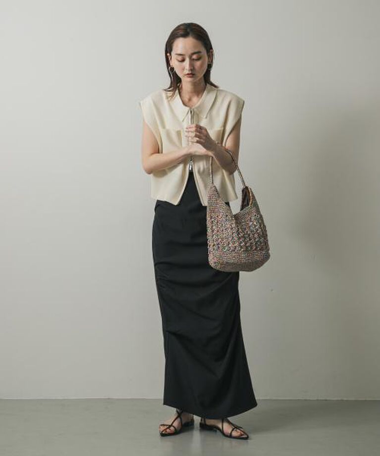 SENSE OF PLACE by URBAN RESEARCH「SENSE OF PLACE メタリックヤーンバッグ」|ハンドバッグ|