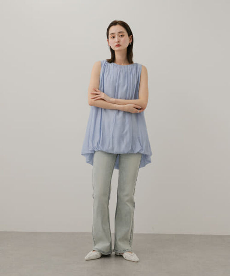 SENSE OF PLACE by URBAN RESEARCH「SENSE OF PLACE バルーンチュニックブラウス」|シャツ・ブラウス|