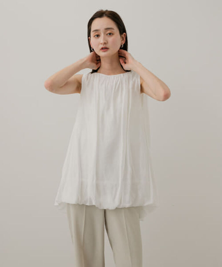 SENSE OF PLACE by URBAN RESEARCH「SENSE OF PLACE バルーンチュニックブラウス」|シャツ・ブラウス|