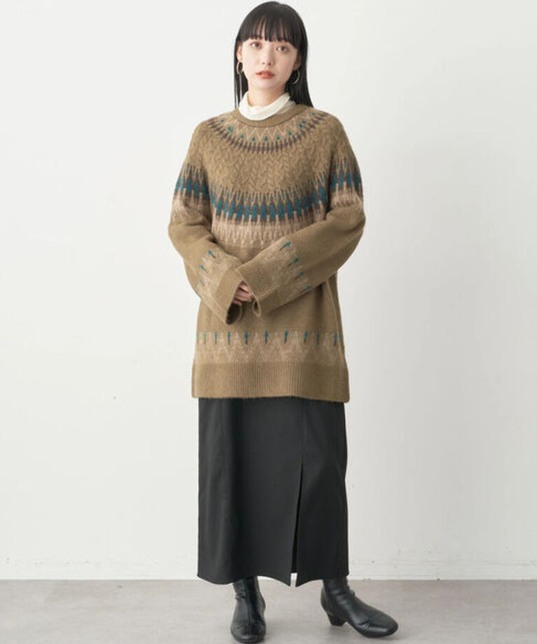 earth music&ecology「シアータートルネックプルオーバー」|Tシャツ・カットソー|