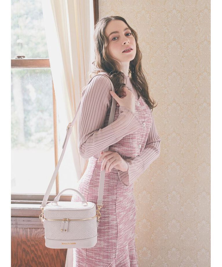 Maison de FLEUR「FLEURモノグラムキューブショルダーバッグ」|ショルダー・メッセンジャー|