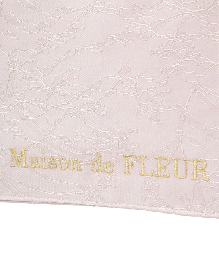 Maison de FLEUR「レースフリルハンドルスクエアトートSバッグ」|トートバッグ|