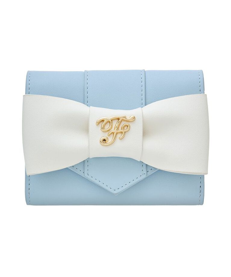 Maison de FLEUR「バイカラーベルトリボンミニウォレット」|財布|
