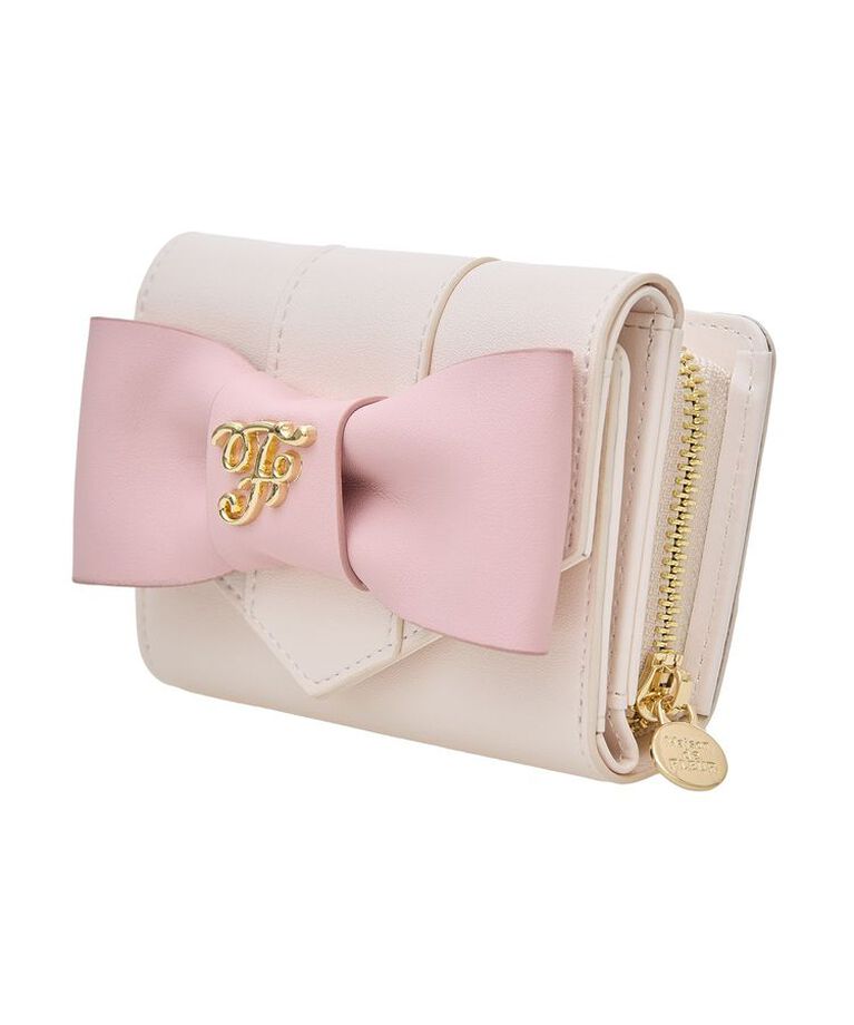 Maison de FLEUR「バイカラーベルトリボンミニウォレット」|財布|