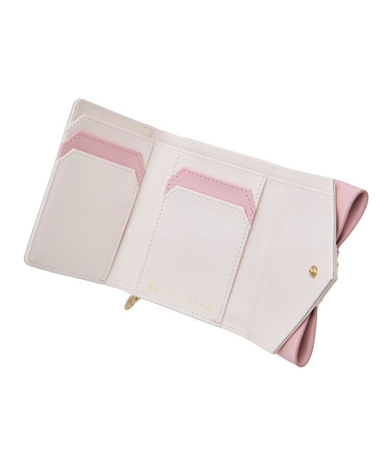 Maison de FLEUR「バイカラーベルトリボンミニウォレット」|財布|