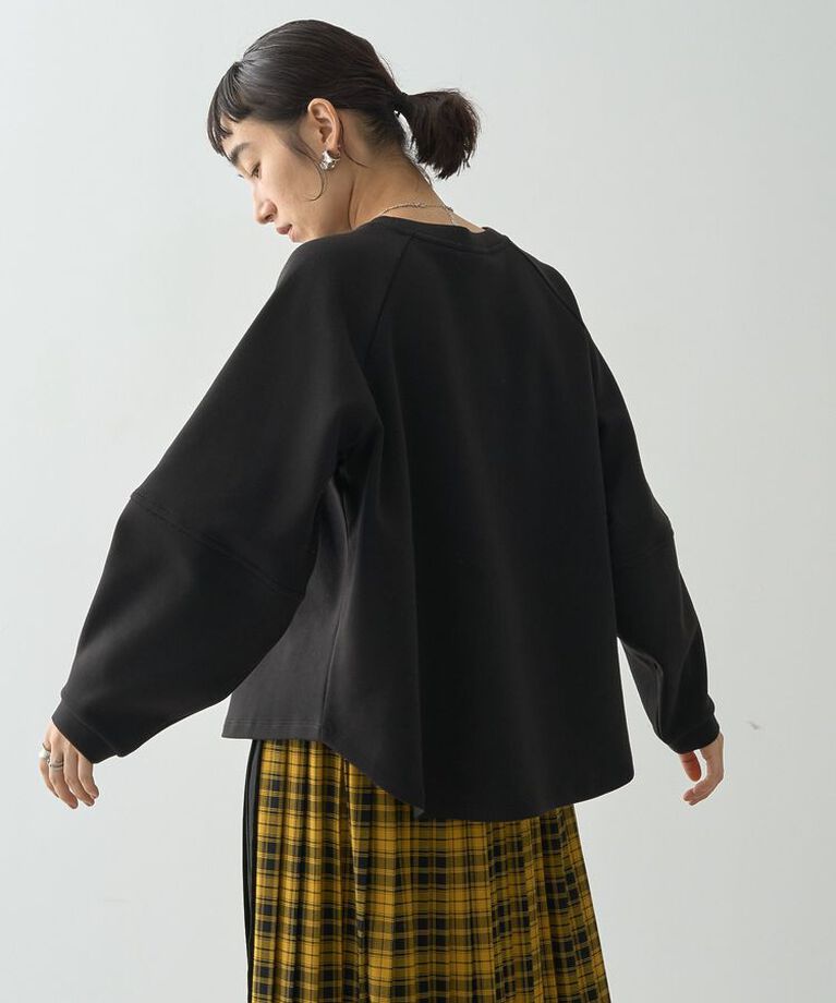 AMERICAN HOLIC「袖ボリュームポンチプルオーバー」|スウェット・ジャージ|Black