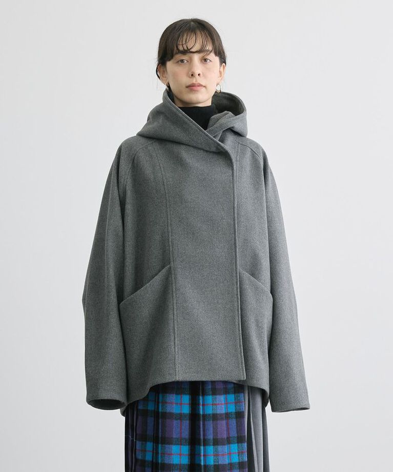 AMERICAN HOLIC「中空FIBERフーディーコクーンコート【軽量アウター】」|その他|