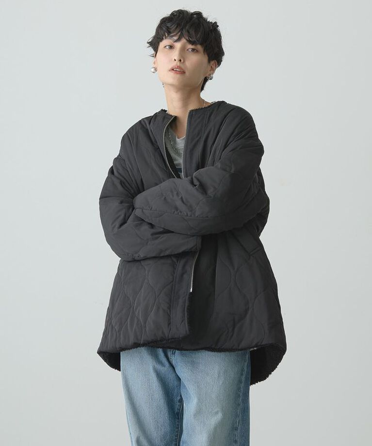 AMERICAN HOLIC「軽ポカ2WAYリバーシブルキルトアウター」|その他|