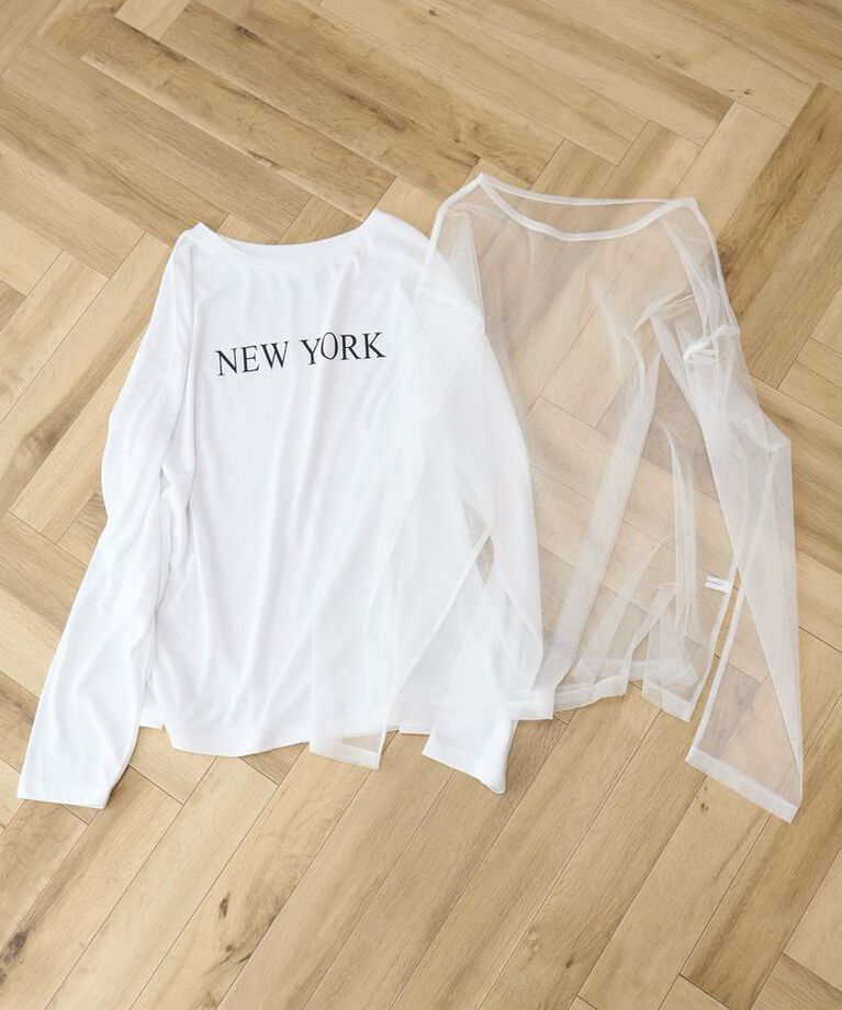 AMERICAN HOLIC「SET チュールT+ロゴT」|Tシャツ・カットソー|