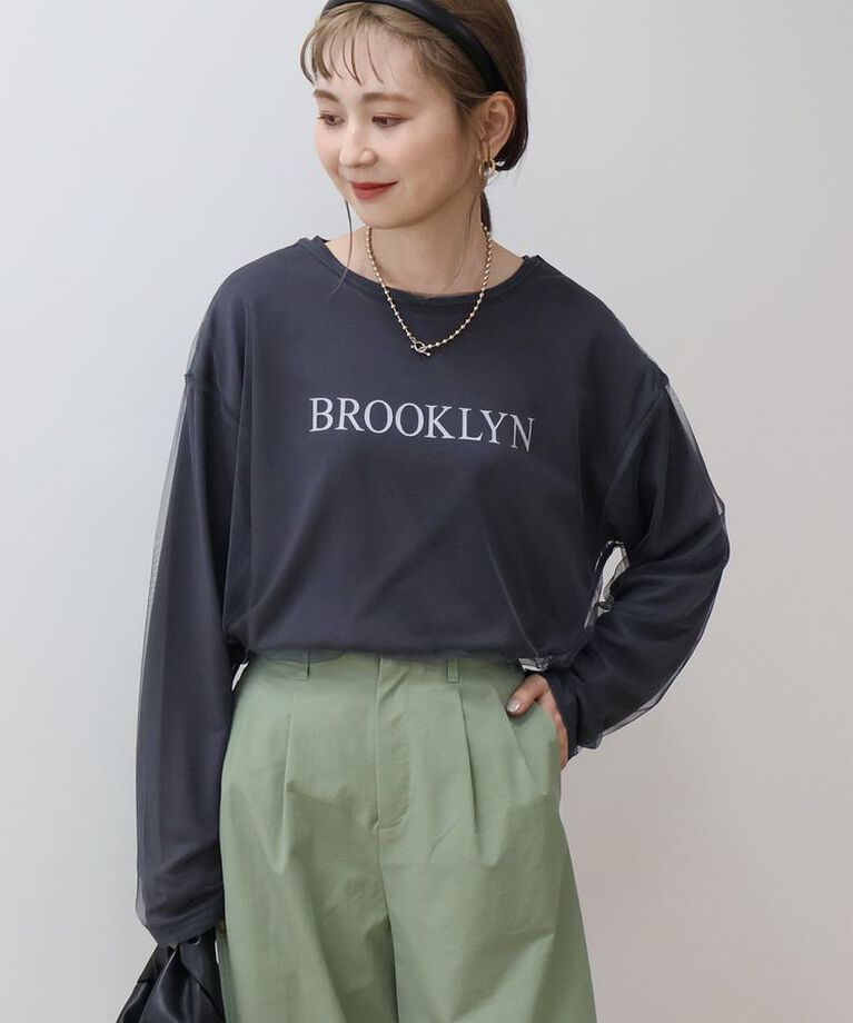 AMERICAN HOLIC「SET チュールT+ロゴT」|Tシャツ・カットソー|
