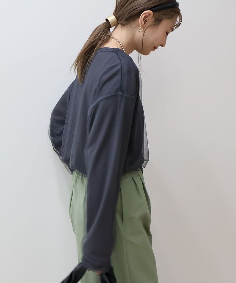 AMERICAN HOLIC「SET チュールT+ロゴT」|Tシャツ・カットソー|