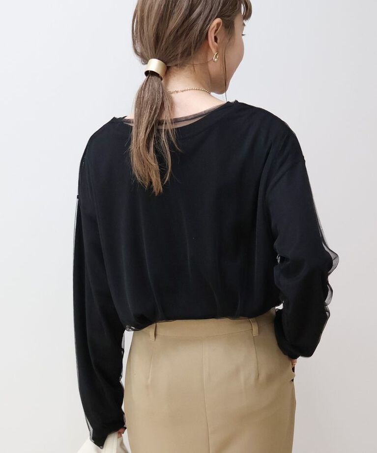 AMERICAN HOLIC「SET チュールT+ロゴT」|Tシャツ・カットソー|